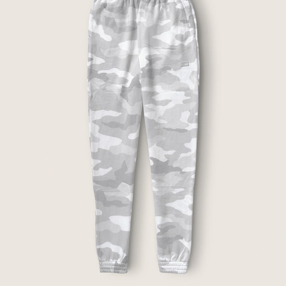 NEW VS PINK Varsity jogger white camo outfit set NWT - Picture 6 of 13